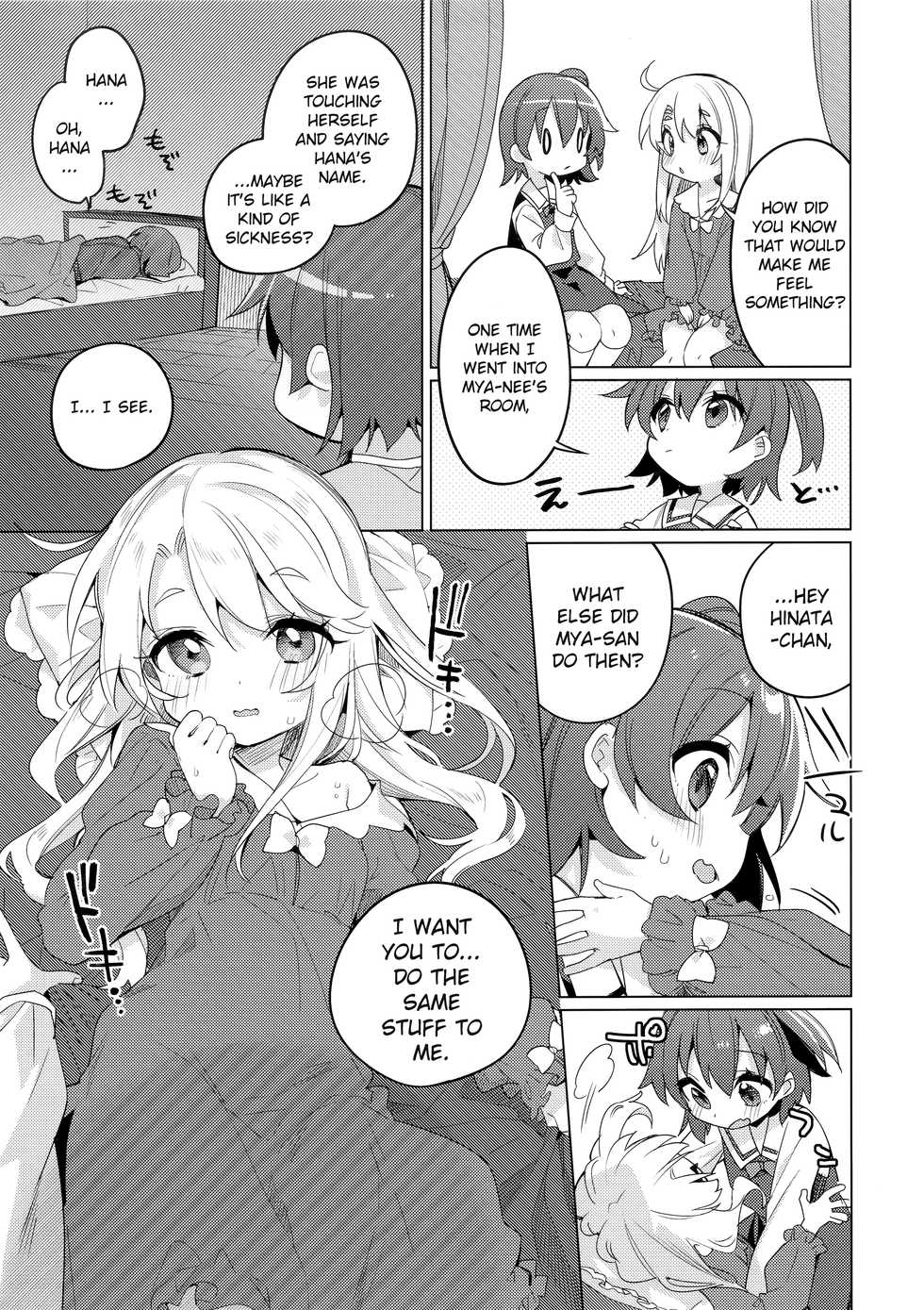 (C97) [Kotsubuan (Tousaki Shiina)] Binetsu na Tenshi-tachi | Angels in Heat (Watashi ni Tenshi ga Maiorita!) [English] [Cake] - Page 12