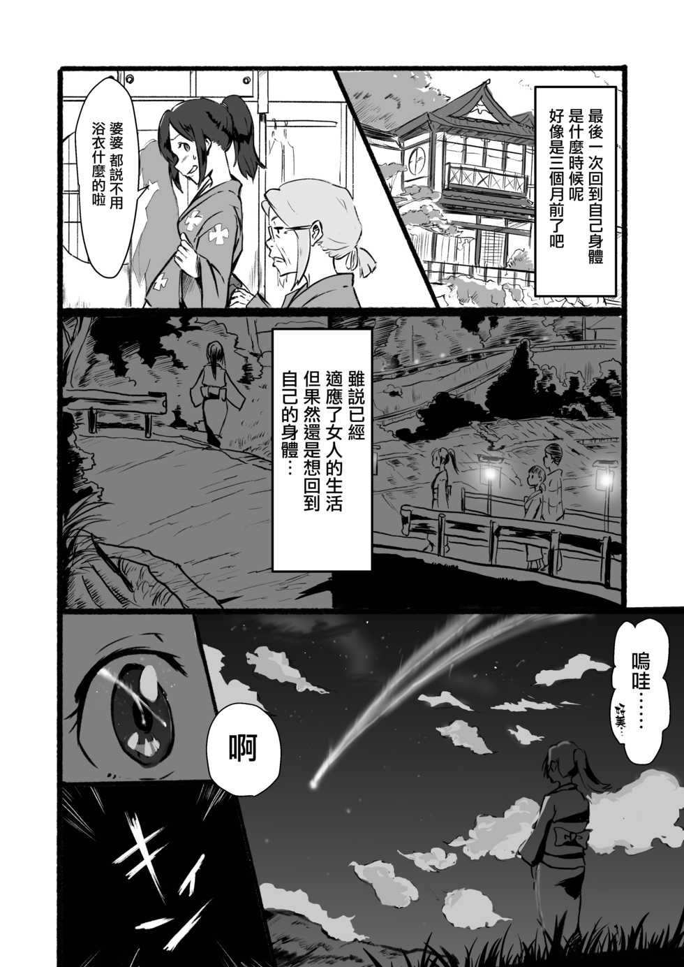 [Goma Brothers (Gomabura)] Taki no Ana. Kouhen (Kimi no Na wa.) [Chinese] [洛鳶漢化組] [Digital] - Page 9