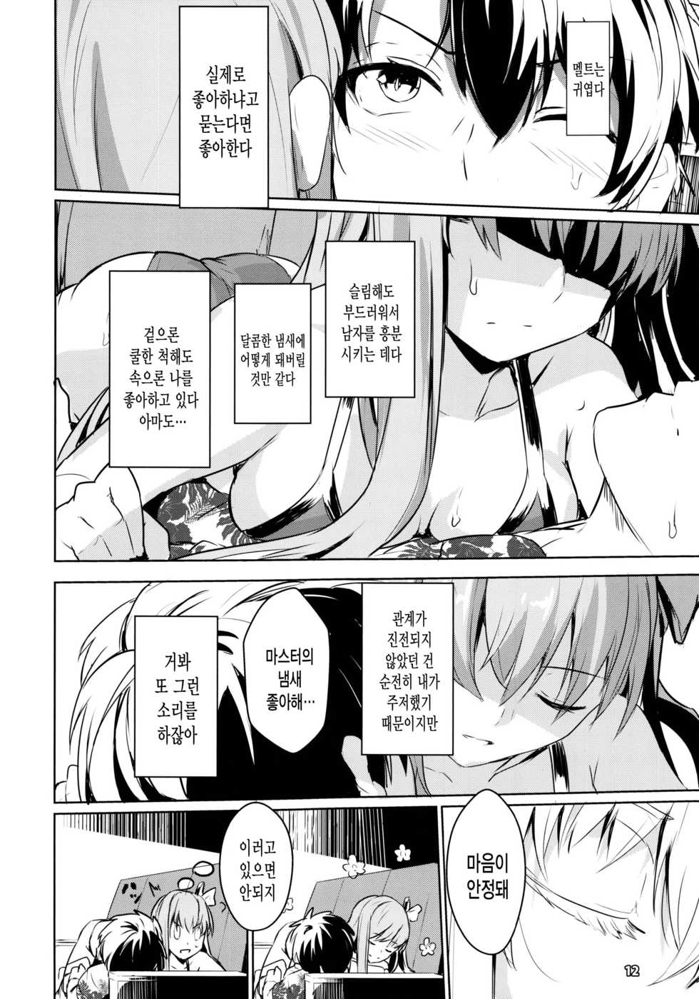 (C97) [Ohanabatake (Siseki Hirame)] Sabahon in case of Meltryllis | 서바이벌책 in case of Meltryllis (Fate/Grand Order) [Korean] [그림판전사] - Page 13