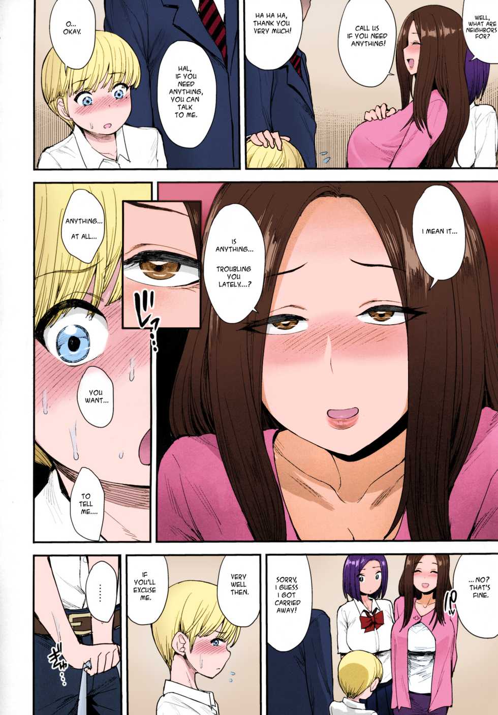 (C94) [Mousou Deguchi (Unou)] Succubus no Rinjin | A Succubus' Neighbor [English] [Some Asshole] [Colorized] - Page 3