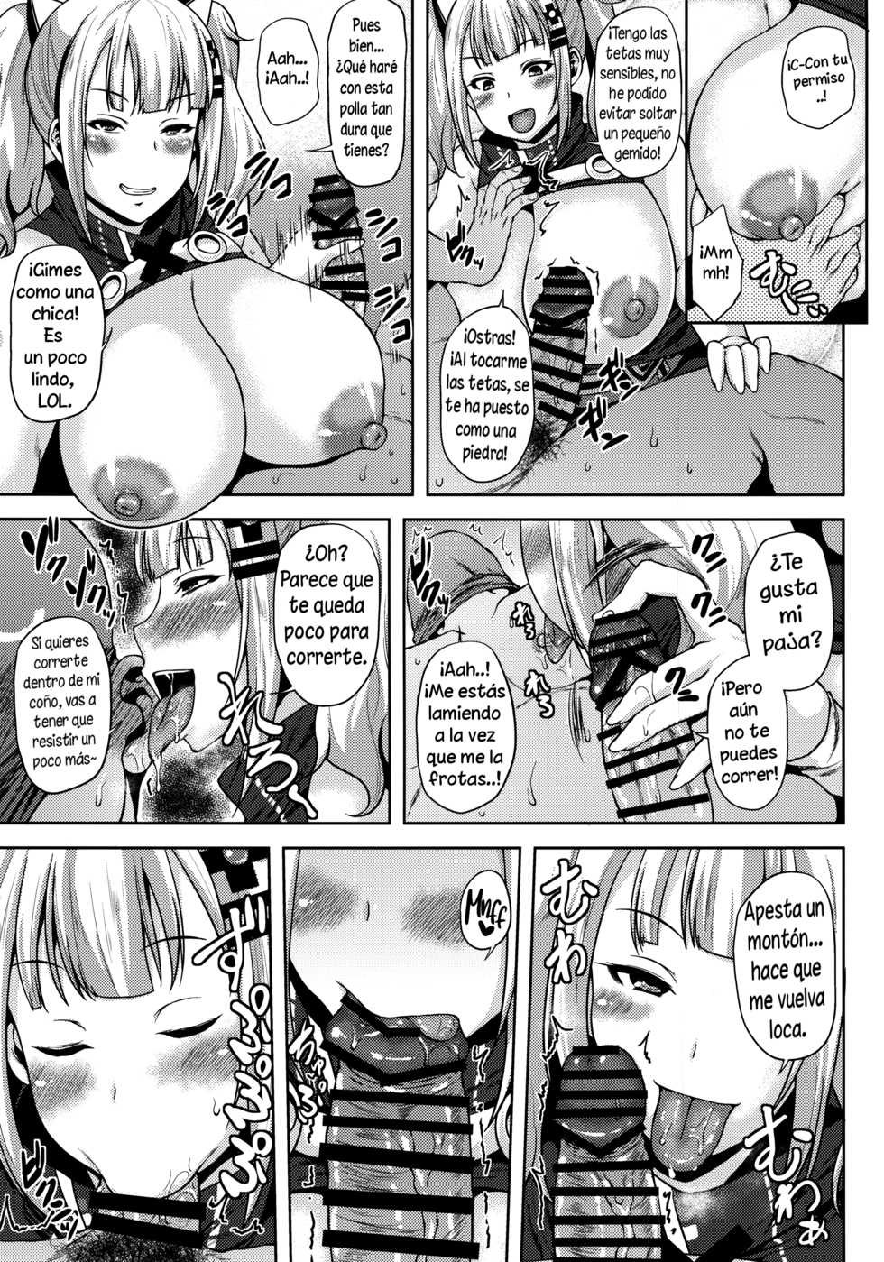 (COMIC1☆13) [BONJin (Ozy)] Kaguya Luna no SugoTech Gaman Dekireba Nakadashi H (Kaguya Luna) [Spanish] [Solarismaximum] - Page 6