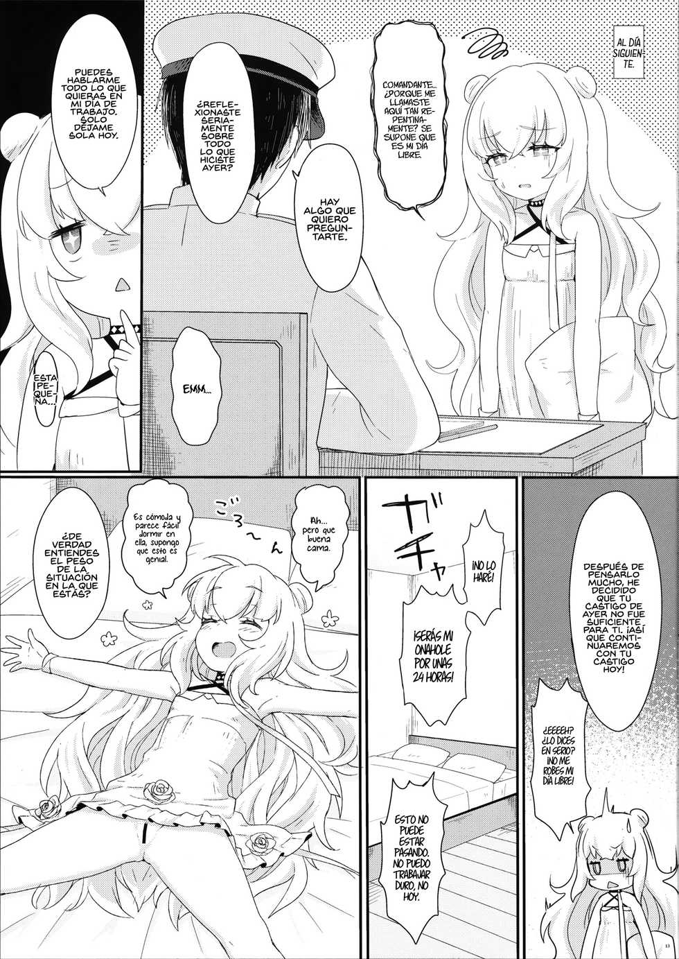 (C97) [Wasabi Mochi (Momosawa)] Le Malin-chan wa Sabori Jouzu? + Omake (Azur Lane) [Spanish] [Rakuen Translations] - Page 14