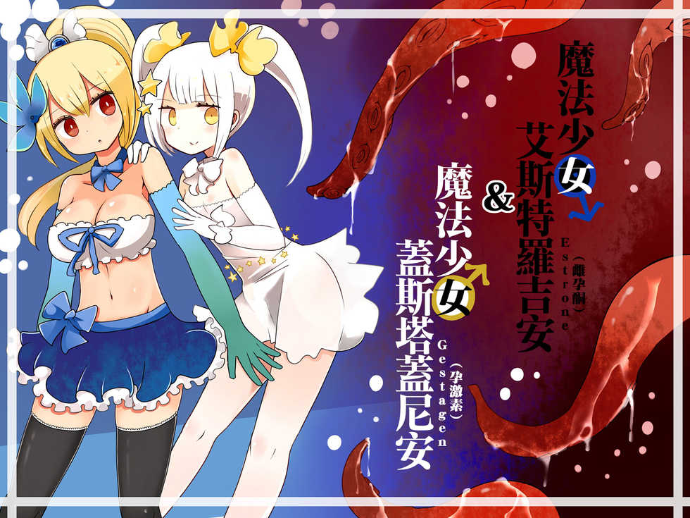 [Murasaki Nyanko Bar (Vae)] Mahou Shoujo Estrogia & Mahou Shoujo Gestagenia [Chinese] [瑞树汉化组] - Page 2