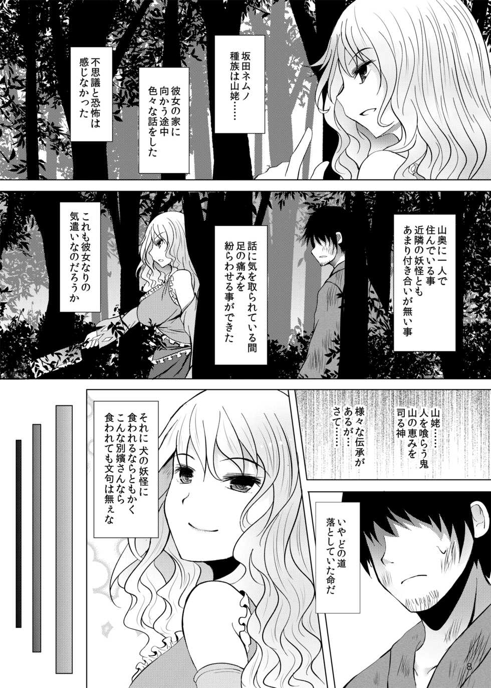 [Furafura Toxin (Arano Oki)] Yotta Ikioi de Nemuno-san to XXX Shichau Hanashi (Touhou Project) [Digital] - Page 8