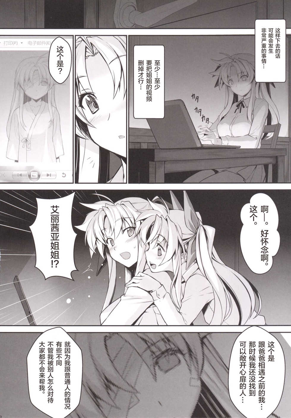 [Studio Himawari (Himukai Kyousuke)] Alicia ☆ Fate Shimai Gifu Kan UNIZON Hside2 (Mahou Shoujo Lyrical Nanoha) [Chinese] [新桥月白日语社] [Digital] - Page 21