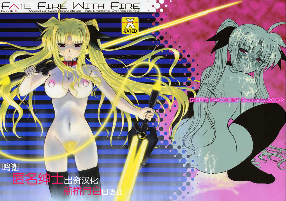 (C76) [DIEPPE FACTORY Darkside (Alpine)] Fate fire with fire Book III (Mahou Shoujo Lyrical Nanoha) [Chinese] [新桥月白日语社] - Page 1
