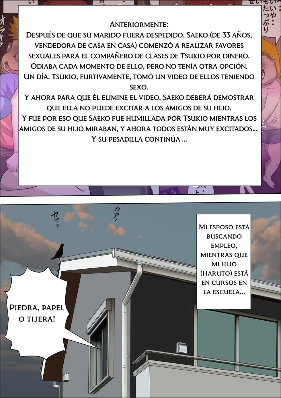 [Almarosso] Musuko no Doukyuusei ni Makura Eigyou Monogatari 3 [Spanish] - Page 2