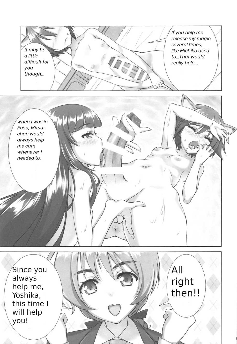 (COMIC1☆15) [Shiromitsuya (Shiromitsu Suzaku)] DokiDokiSuru! (Strike Witches) [English] - Page 8