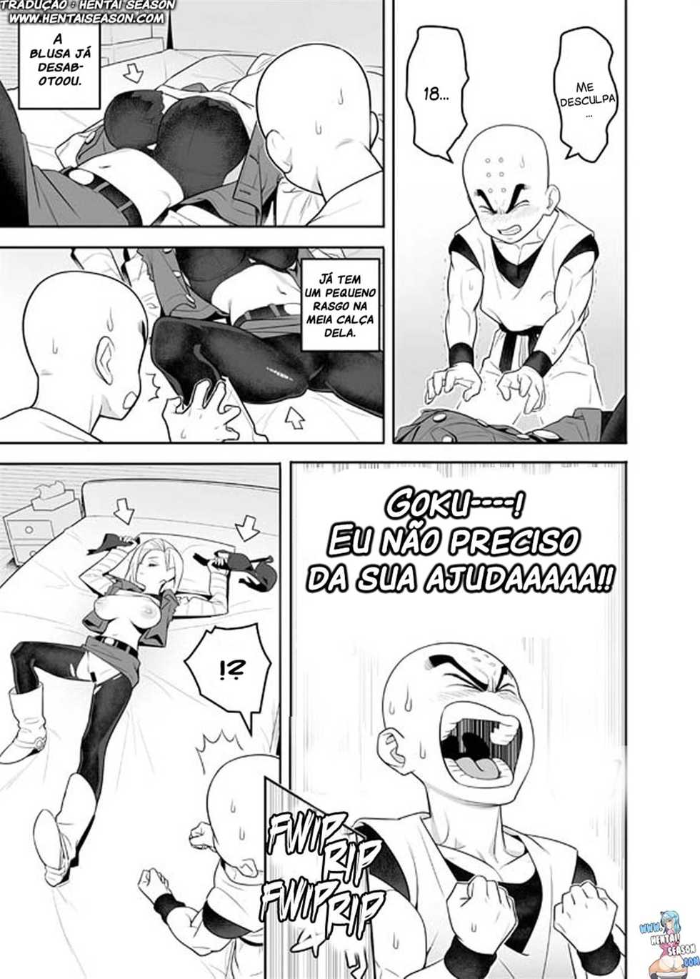 [Hamanasu Chaya (Hamanasu)] H Shinai to Derarenai Seishin to Toki no Heya | Preso na sala do tempo atè que você faça sexo (Dragon Ball Z) [Portuguese-BR] [Hentai Season] - Page 3