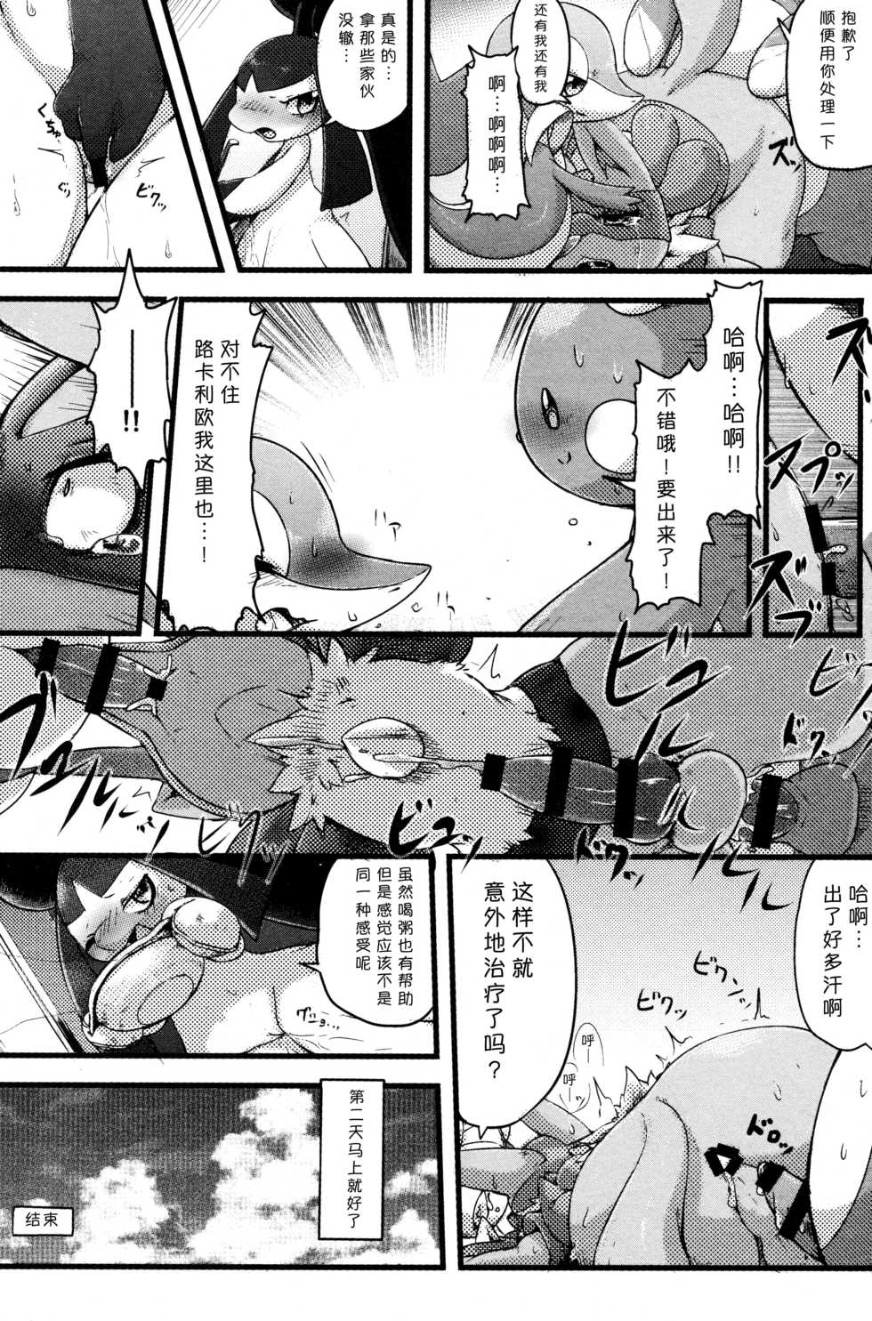 (C92) [Odoshiro Canvas(Kurohane Karasu)] Hadou Friends | 波导朋友 (Pokémon) [Chinese] [尾窝汉化组] - Page 11