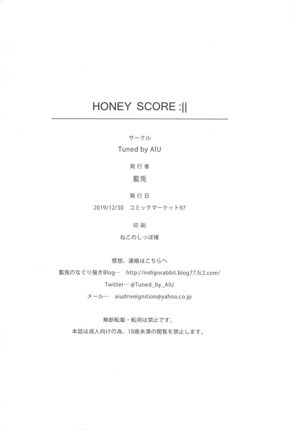 (C97) [Tuned by AIU (Aiu)] HONEY SCORE (BanG Dream!) - Page 21
