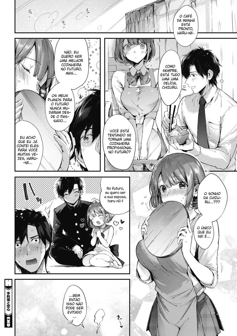 [Suihei Sen] Teryouri to Koigokoro (Kiss Hug) [Portuguese-BR] [Nonono Fansub] - Page 22