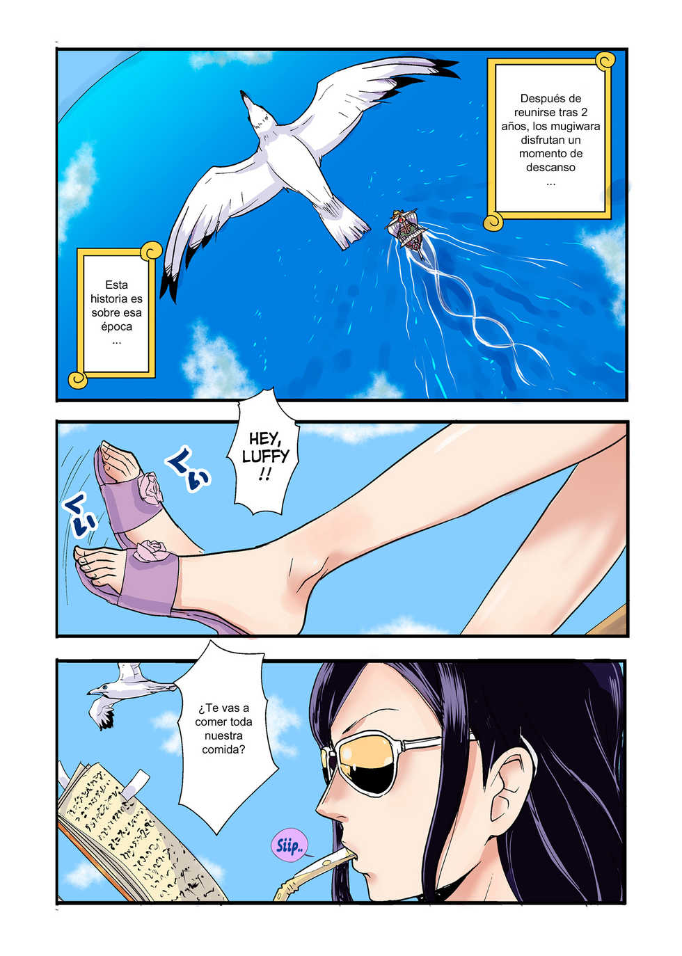 [Oukokusan (Kakutou Oukoku)] CHOP STICK (One Piece) [Spanish] - Page 4