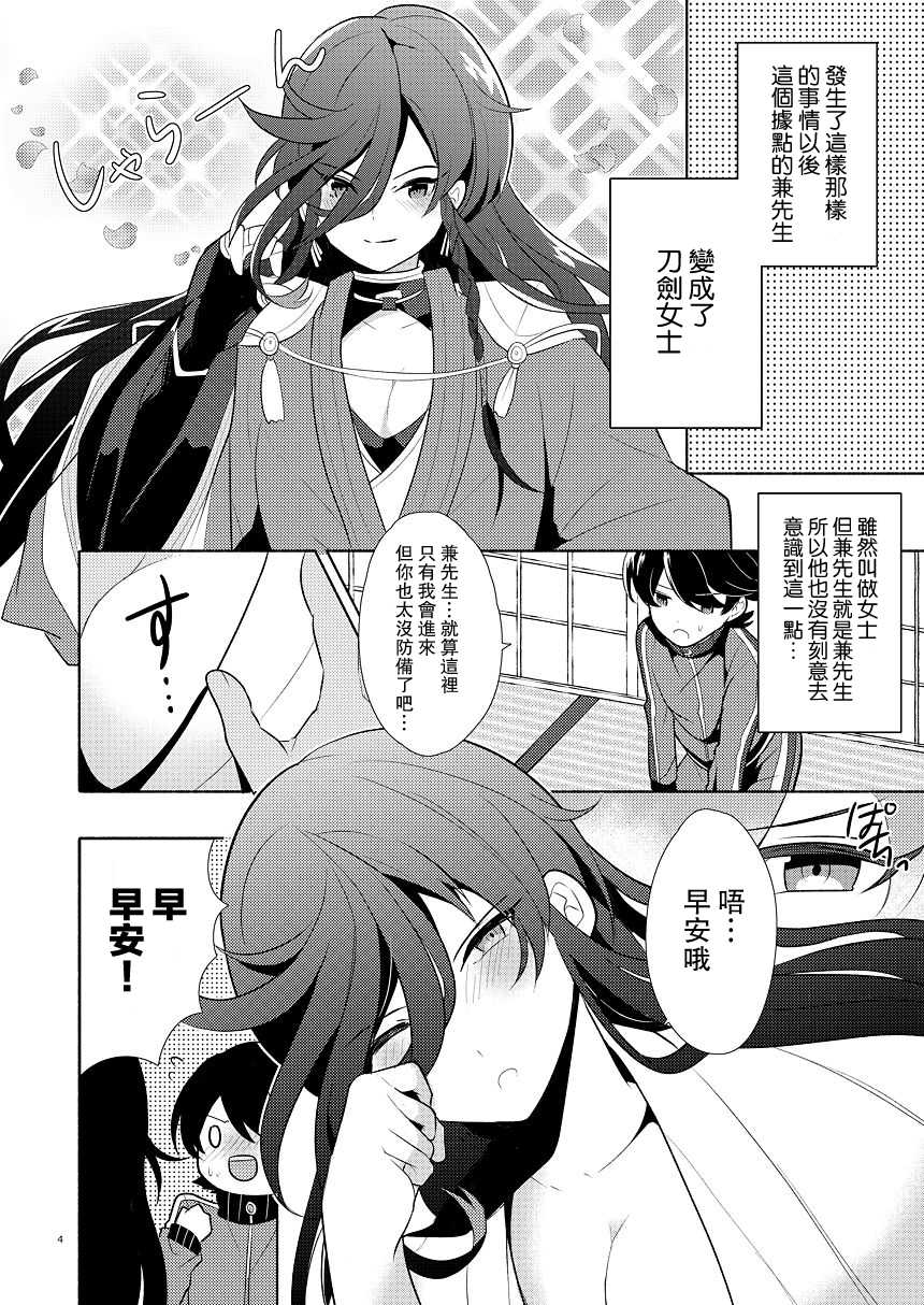 [Ahiru no Ga-ko (Ahiru)] Aru Asa no Ichiban Shibori (Touken Ranbu) [Chinese] [路过的骑士汉化组] [Digital] - Page 3