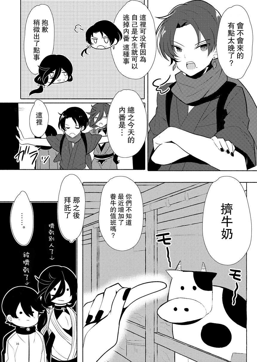 [Ahiru no Ga-ko (Ahiru)] Aru Asa no Ichiban Shibori (Touken Ranbu) [Chinese] [路过的骑士汉化组] [Digital] - Page 15