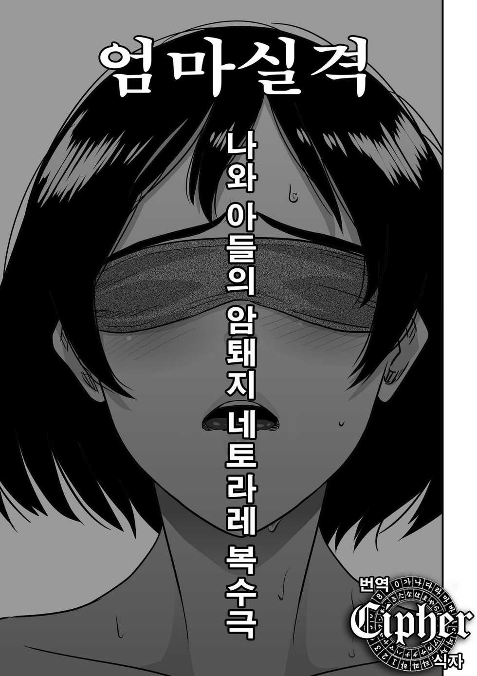 [Hana Hook] Hahaoya Shikkaku - Watashi to Musuko no Mesu Buta Netorare Fukushuugeki | 엄마실격 - 나와 아들의 암퇘지 네토라레 복수극 [Korean] [Cipher] [Digital] - Page 4
