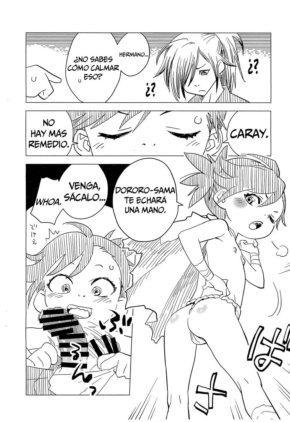 (SHT2019 Haru) [Okosama Lunch (Nishinozawa Kaorisuke)] Dororo de Pon! (Dororo) [Spanish] =Mr.MPD= - Page 5