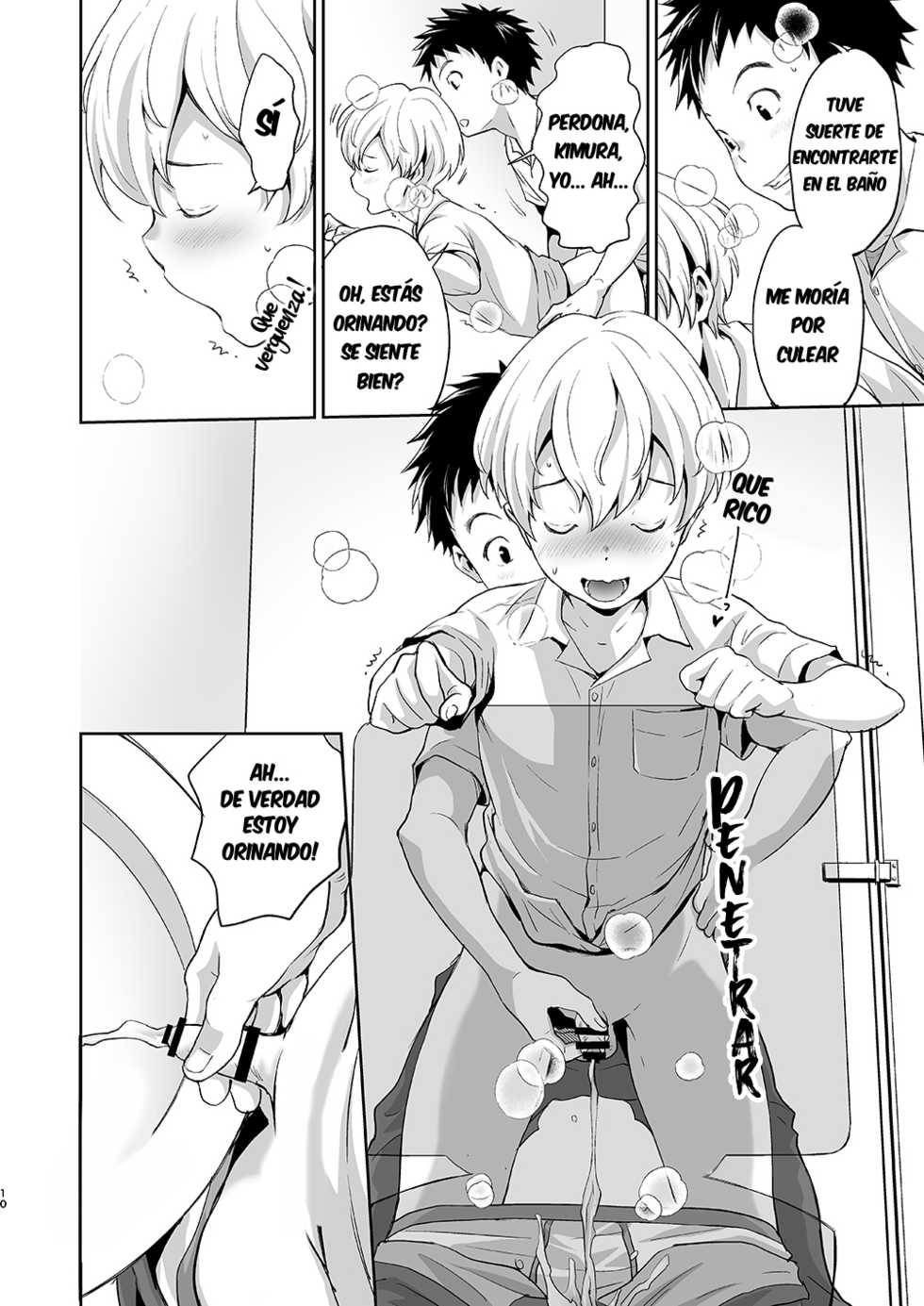 [withsoda (Kitaichi Naco)] Saitou-kun wa Isogashii | Saito-kun está muy ocupado [Spanish] [Digital] - Page 9