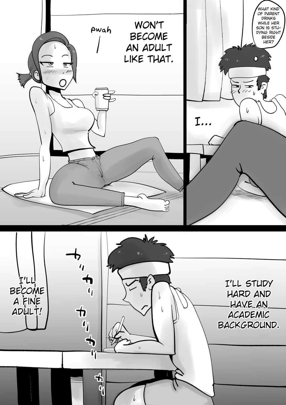 [kazum] Warunori Shita Hahaoya ni Karuku Seishori ni Tsukawareru Hanashi [English] [Fated Circle] - Page 8