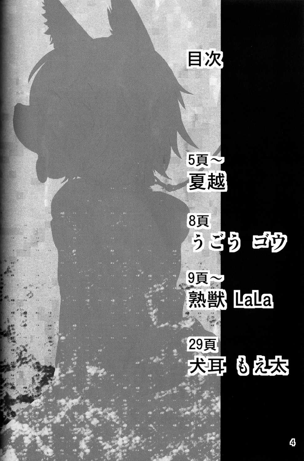 (C84) [Tail Spot (Urekemo LaLa)] Josou Hobaku - Page 3