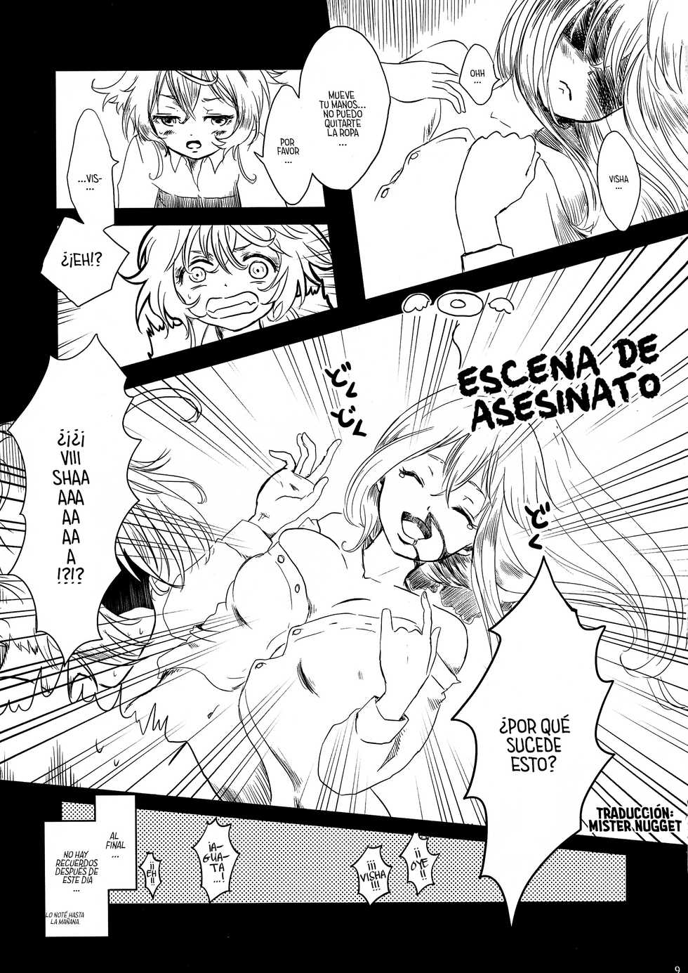 (C96) [LONGTAIL (Miso)] Pajamas Party (Youjo Senki) [Spanish] [Mr. Nugget] - Page 9