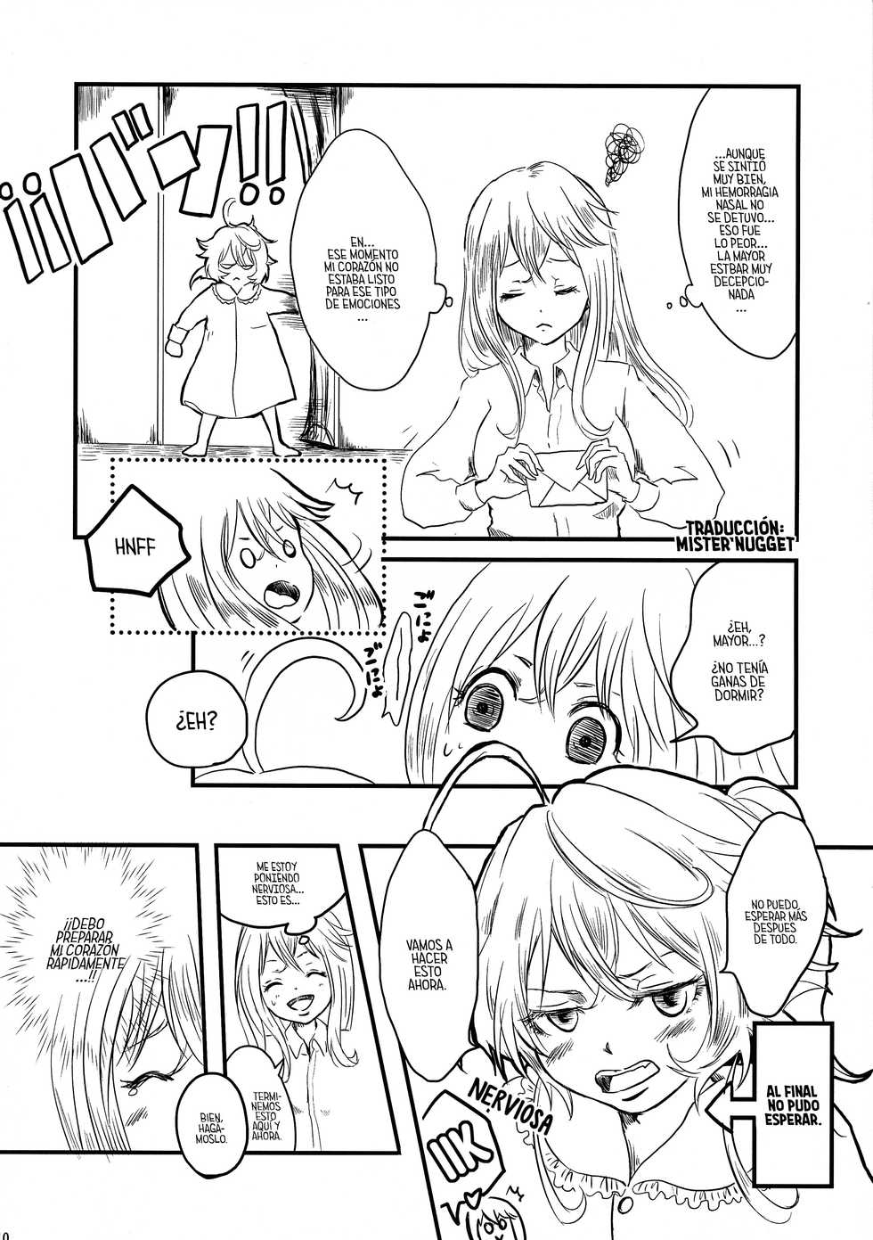 (C96) [LONGTAIL (Miso)] Pajamas Party (Youjo Senki) [Spanish] [Mr. Nugget] - Page 10