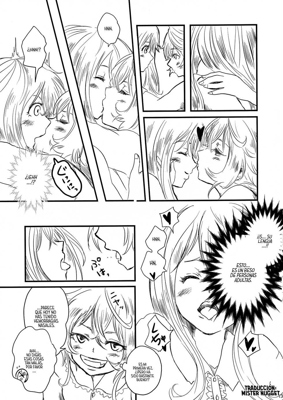 (C96) [LONGTAIL (Miso)] Pajamas Party (Youjo Senki) [Spanish] [Mr. Nugget] - Page 13