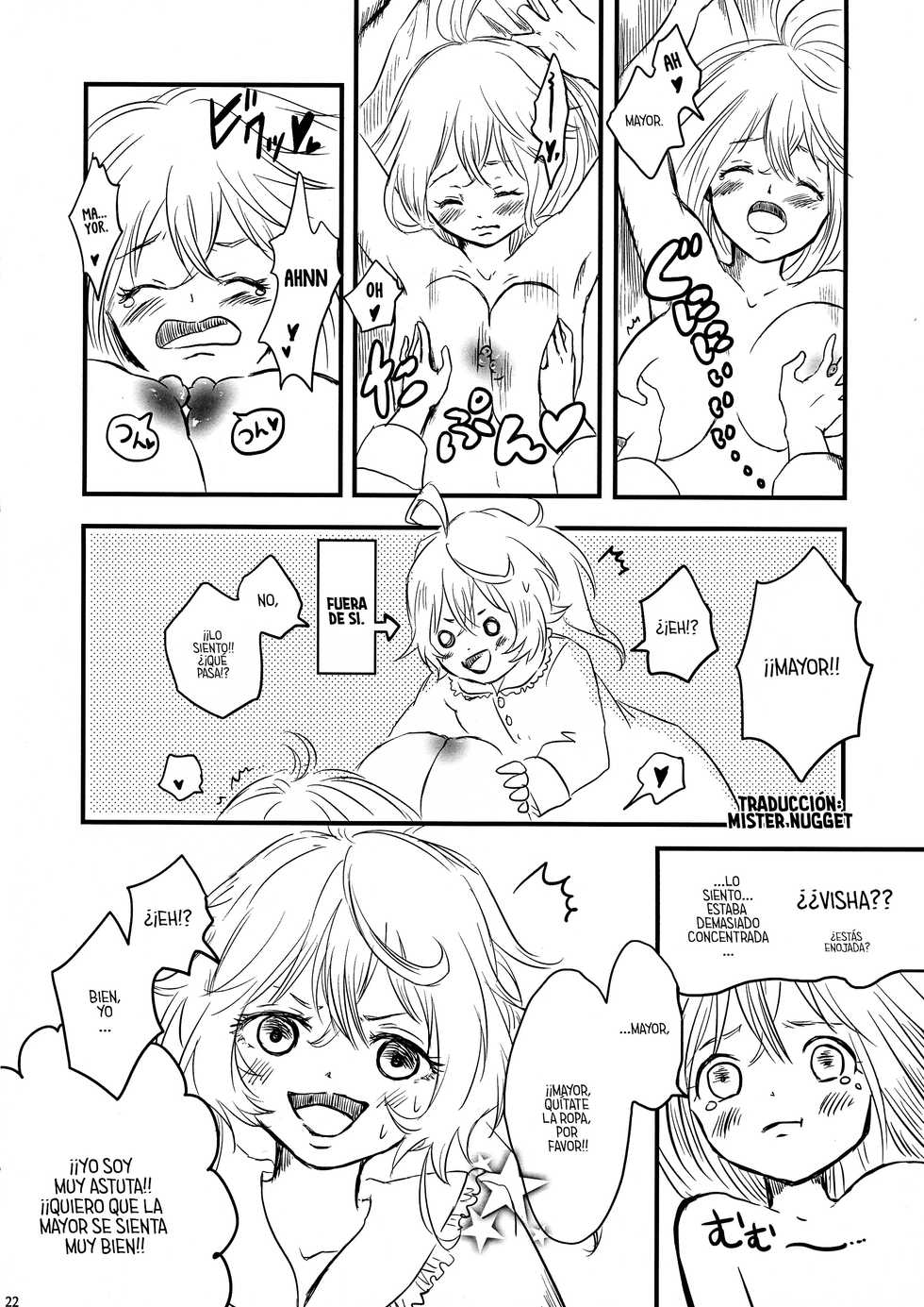 (C96) [LONGTAIL (Miso)] Pajamas Party (Youjo Senki) [Spanish] [Mr. Nugget] - Page 22