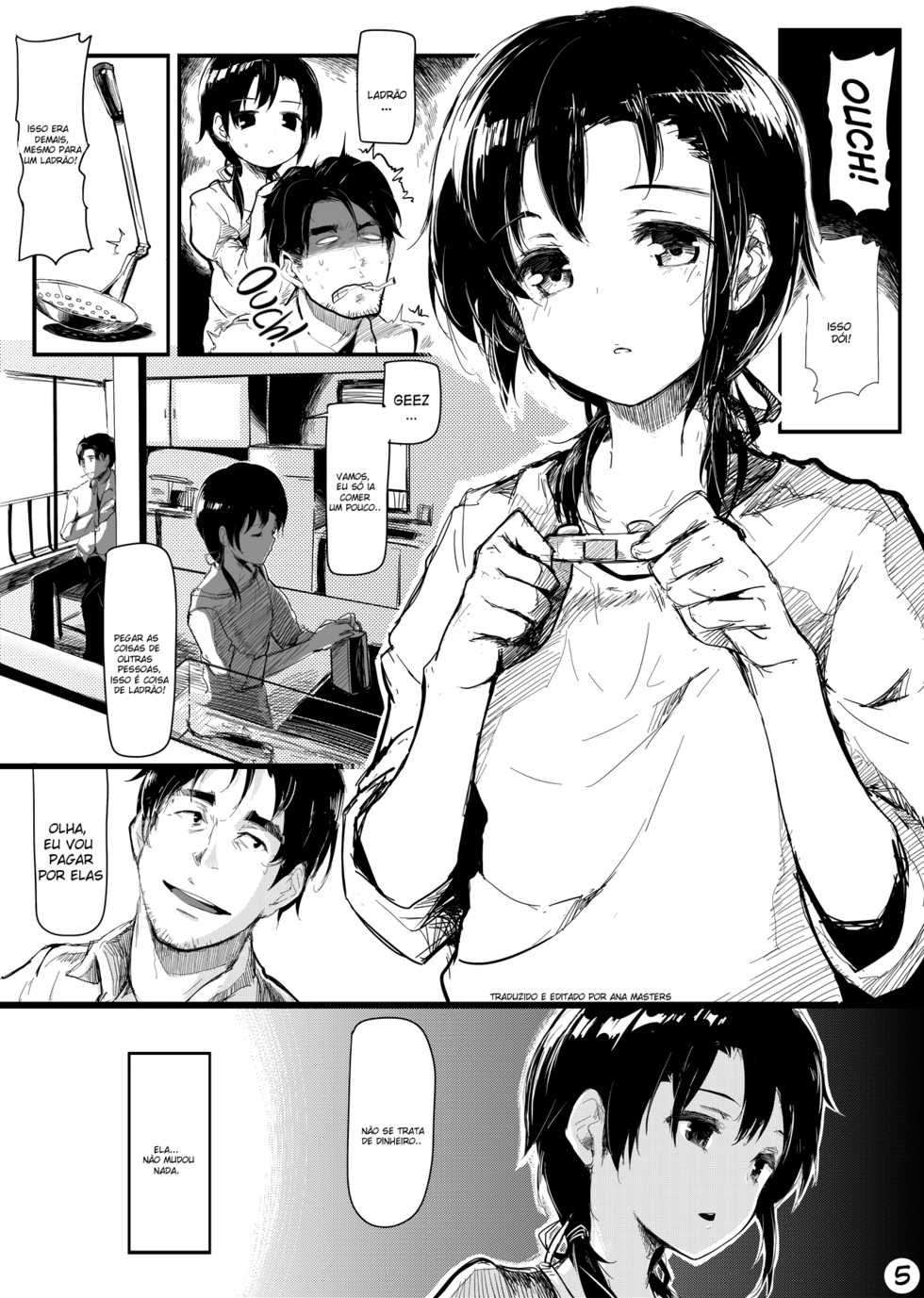 (COMITIA108) [Gyokotsu Kouzou (Kapo, Sakanahoshi)] Mijuku na Ringo | Uma maçã ainda amadurecendo [Portuguese-BR] [Ana Masters] - Page 5