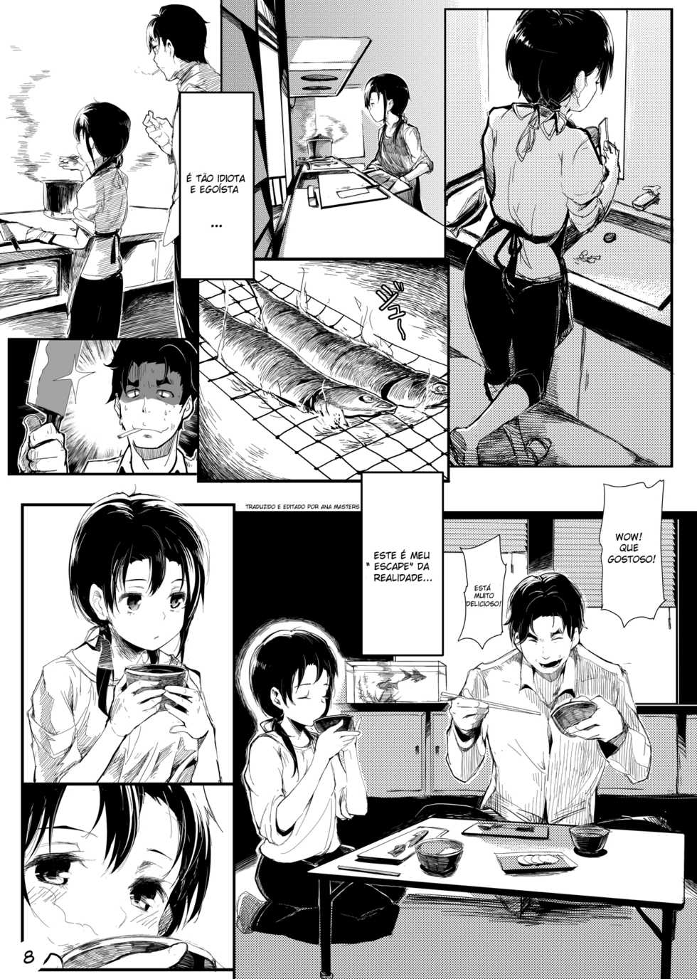 (COMITIA108) [Gyokotsu Kouzou (Kapo, Sakanahoshi)] Mijuku na Ringo | Uma maçã ainda amadurecendo [Portuguese-BR] [Ana Masters] - Page 8