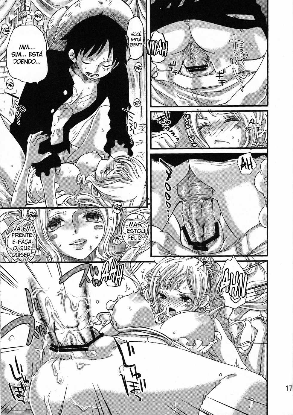 (C80) [Queen Of VANILLA (Tigusa Suzume)] Ningyohime (One Piece) [Portuguese-BR] [HentaiHome] - Page 17