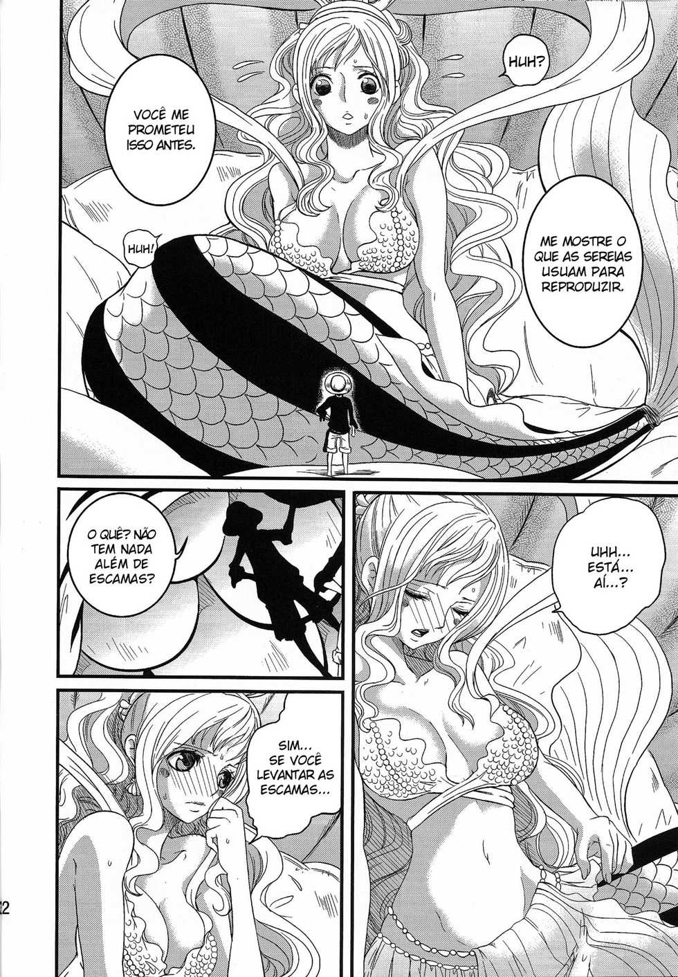 (C80) [Queen Of VANILLA (Tigusa Suzume)] Ningyohime (One Piece) [Portuguese-BR] [HentaiHome] - Page 22