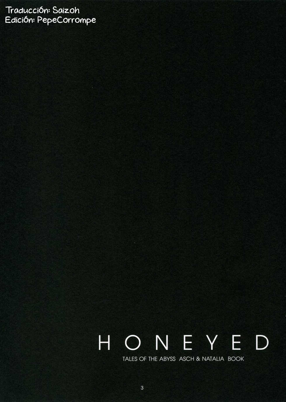 (C70) [102 Goushitsu (vanilla)] HONEYED (Tales of the Abyss) [Spanish] [Biblioteca Hentai] - Page 3