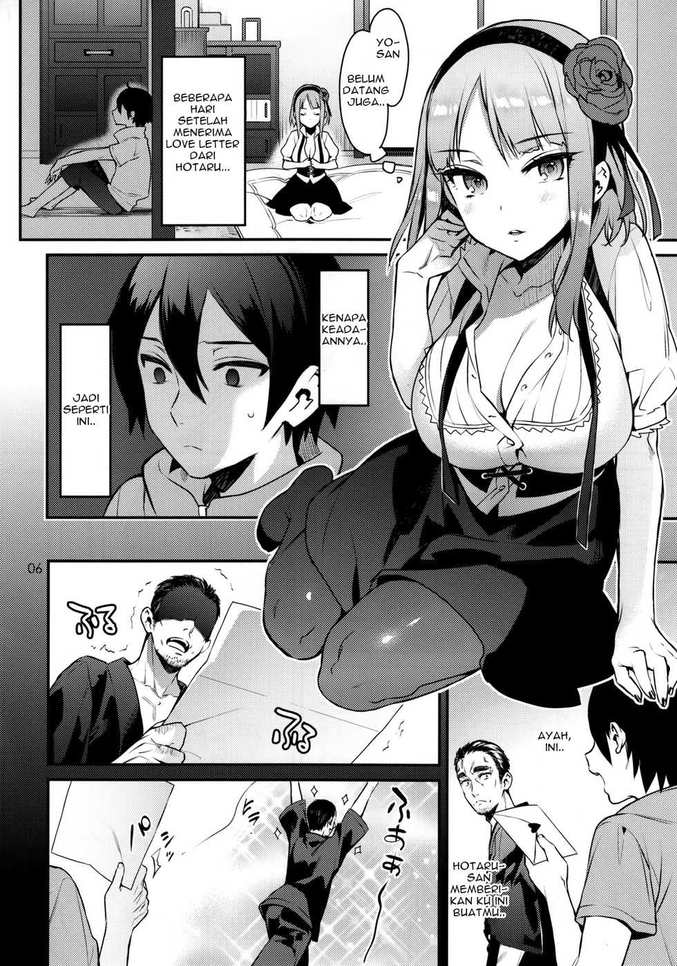 (C89) [Ichigo Pants (Kaguyuzu)] Sweet Love Letter (Dagashi Kashi) [Indonesian] [Gagak_Black] - Page 5