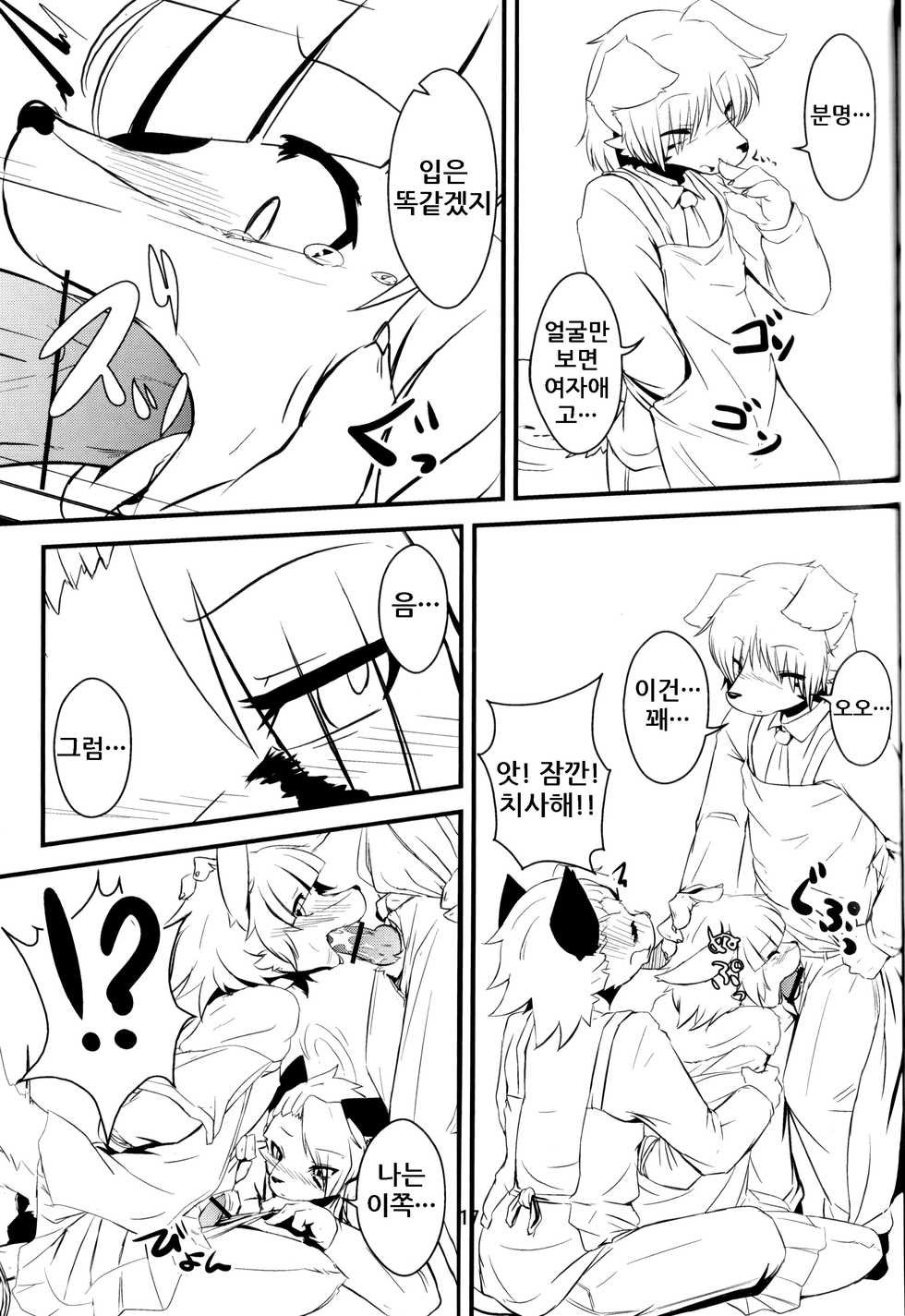 (C84) [Tail Spot (Urekemo LaLa)] Josou Hobaku | 여장포박 [Korean] [나나치 저장소] - Page 17