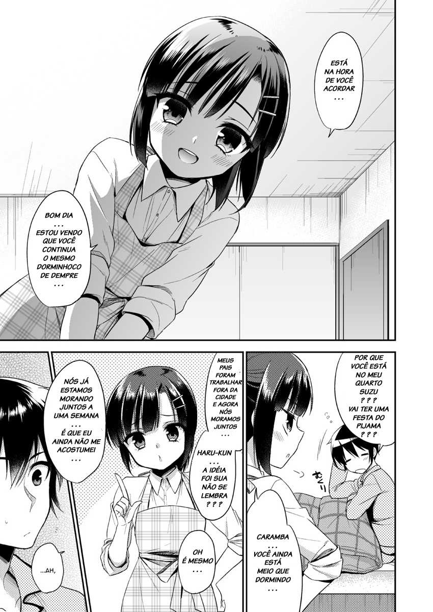 (C87) [R*kaffy (Aichi Shiho)] dousei hajimemashita [Portuguese-BR] [LIANEF] - Page 4