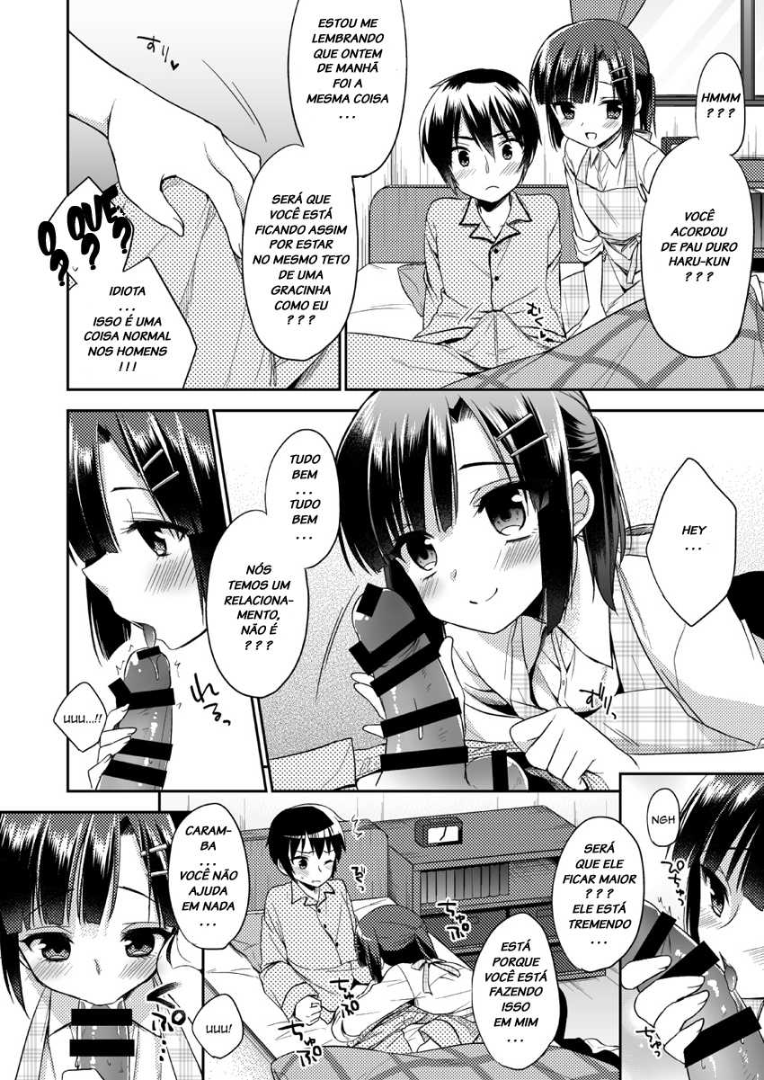 (C87) [R*kaffy (Aichi Shiho)] dousei hajimemashita [Portuguese-BR] [LIANEF] - Page 5