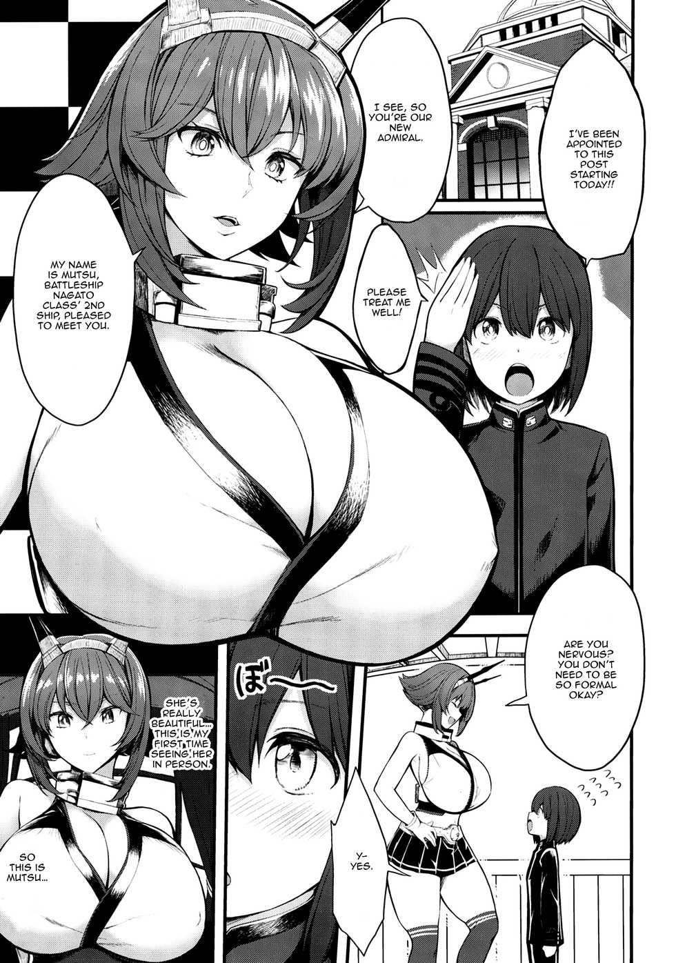 [Gate of XIII (Kloah13)] Boku no Akogare no Mutsu Onee-san | My Beloved Mutsu Onee-san (Kantai Collection -KanColle-) [English] {Doujins.com} [Digital] - Page 2