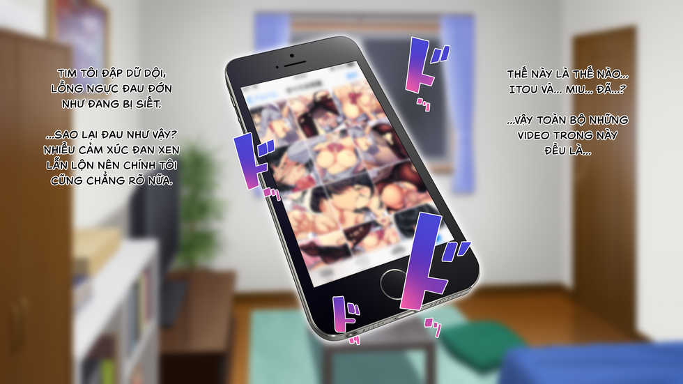 [Neondou] Kouhai no Charao no Smapho no Nakami ga Ore no osananajimi to no Hamedori darake datta [Vietnamese Tiếng Việt] {Tanz} - Page 38