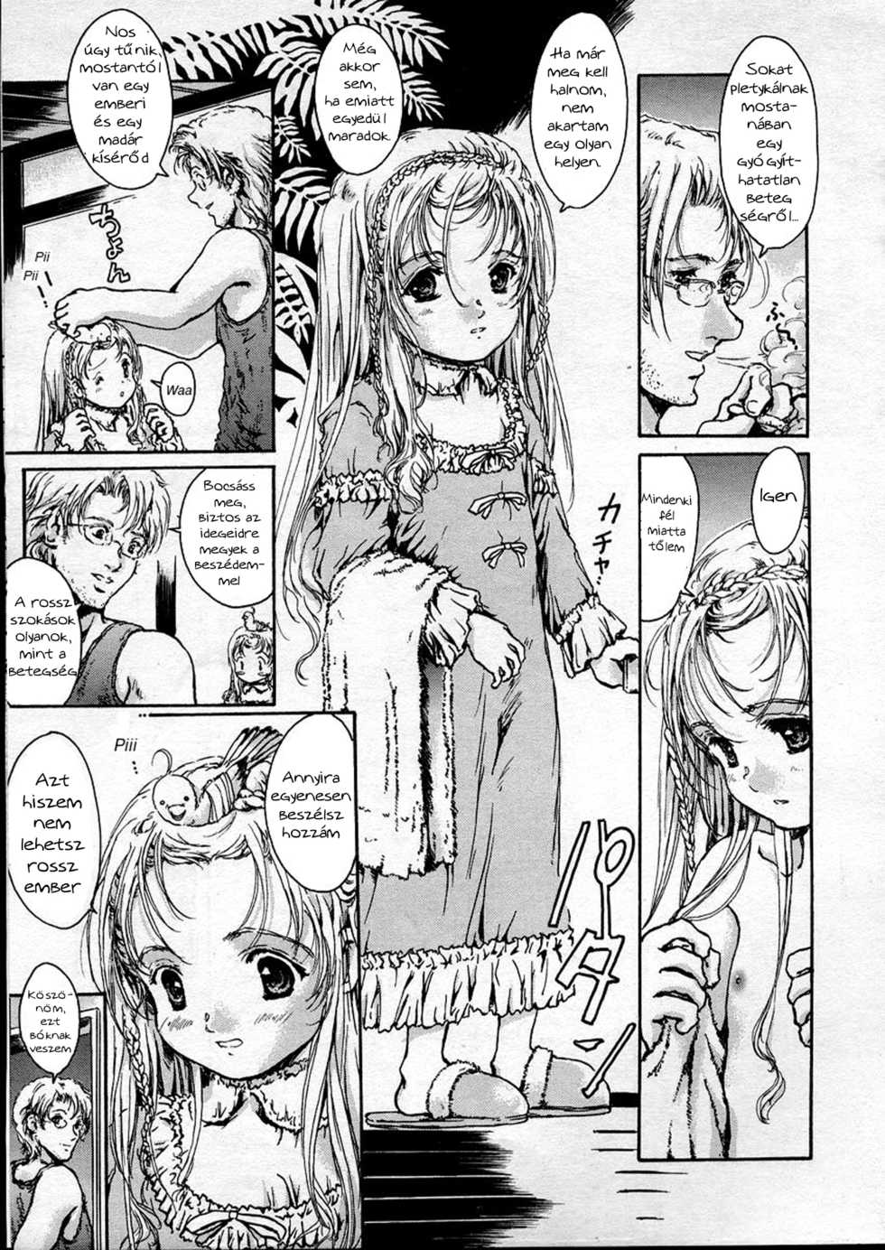 [Shiawase 1500] Amagumo no Kirema ni Mieru Kuni. [Hungarian] [Lolicololin] - Page 8
