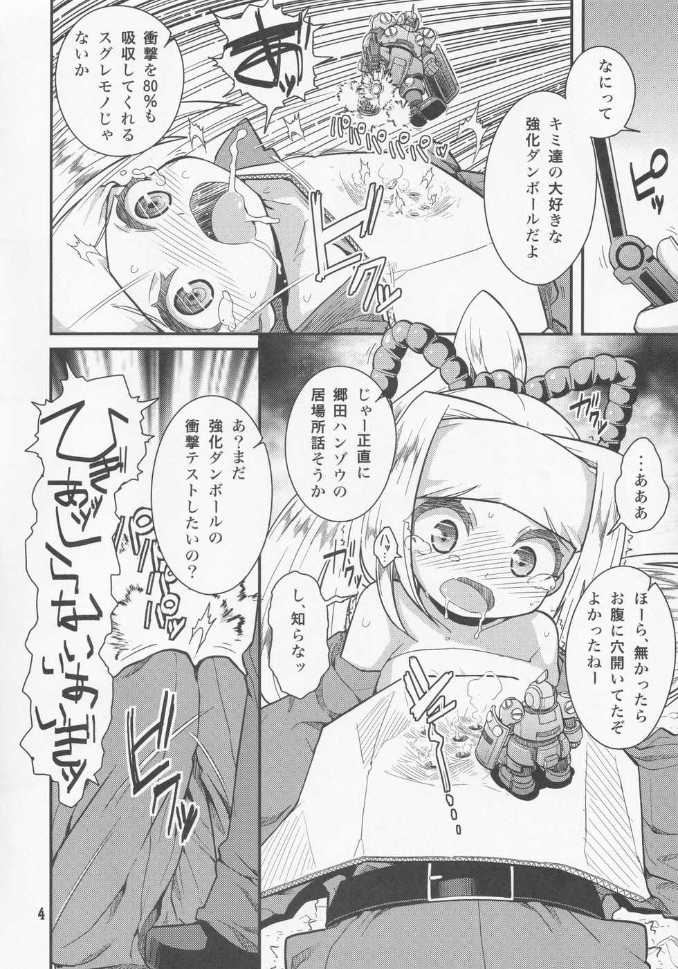 [WICKED HEART (ZooTAN)] Koreha ○○dehanai!! (Danball Senki) - Page 3