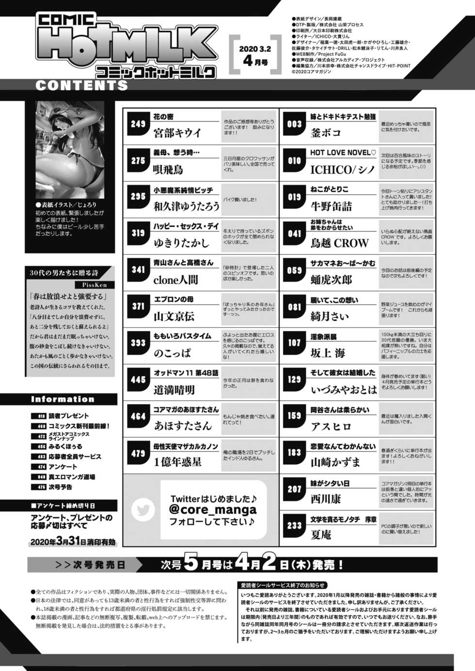 COMIC HOTMILK 2020-04 [Digital] - Page 2