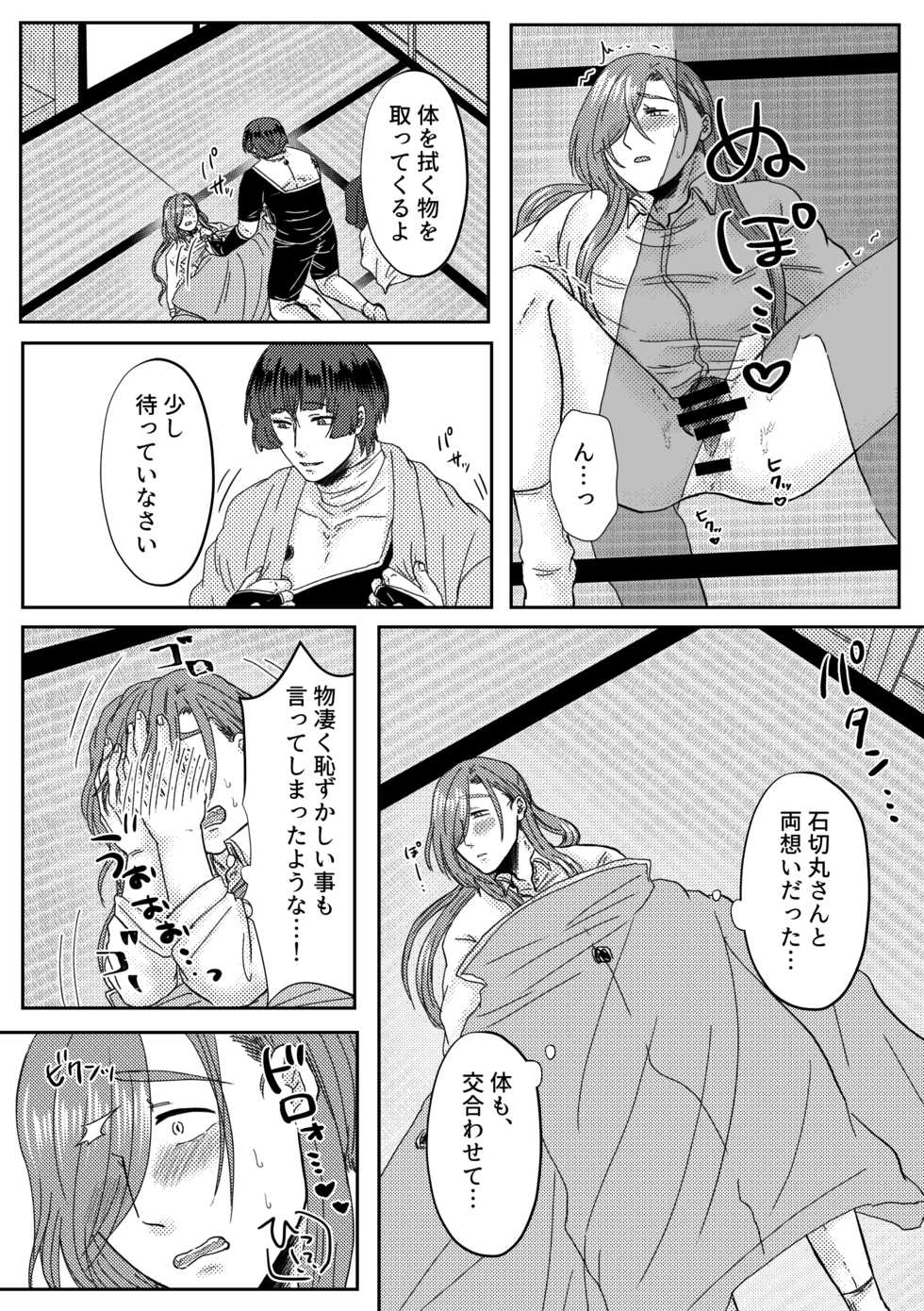 [oshiruko-saida (Mochi)] Kimi o Sukinanode Mou Karada ga Taihendesu. (Touken Ranbu) [Digital] - Page 27