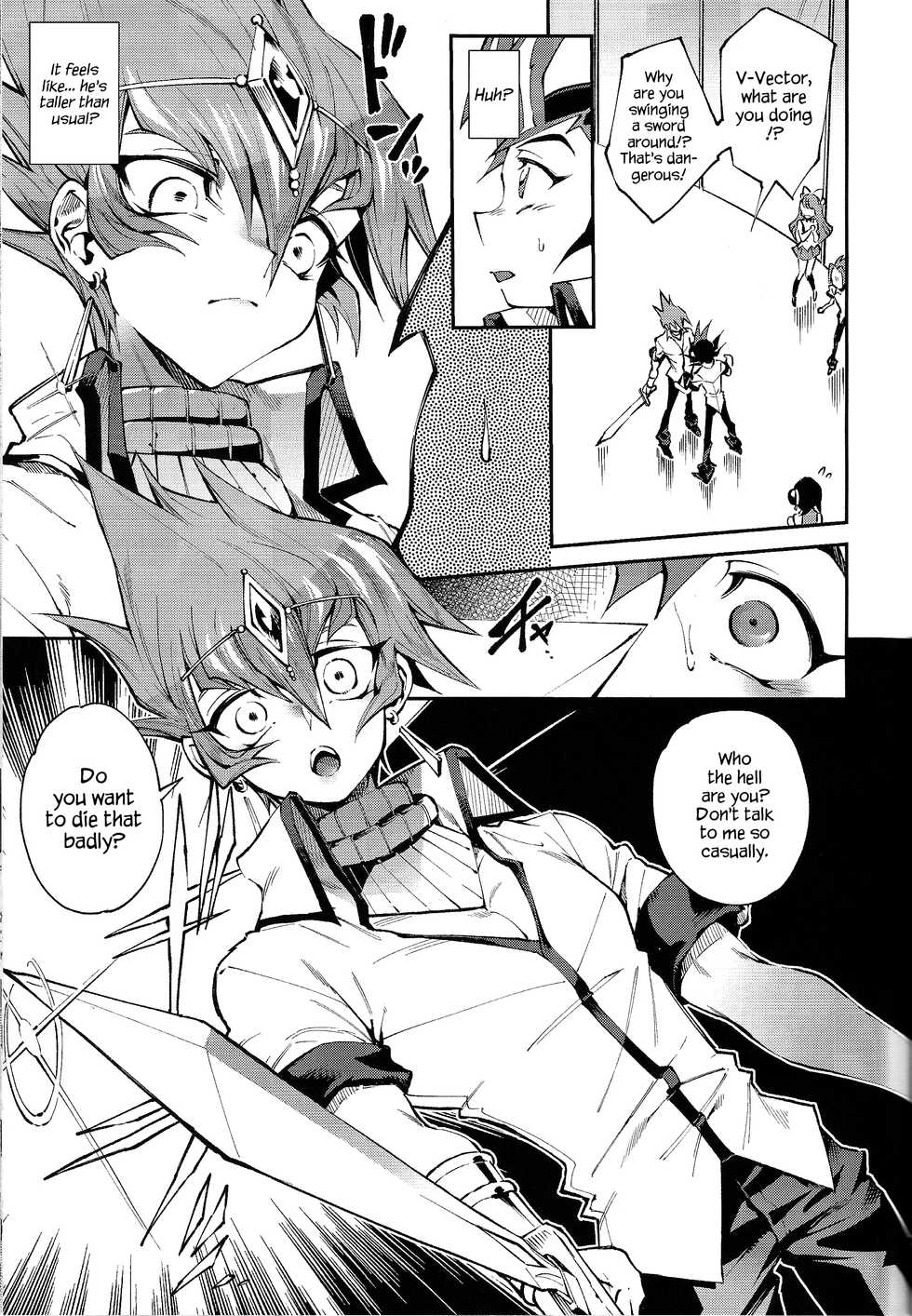 (Sennen Battle Phase 23) [Enmuhaze (Yosuke)] Chi no Umi ni Surubeku Tadaima Kunrin Jadouou Tomoushimasu (Yu-Gi-Oh! Zexal) [English] {Hennojin} - Page 5