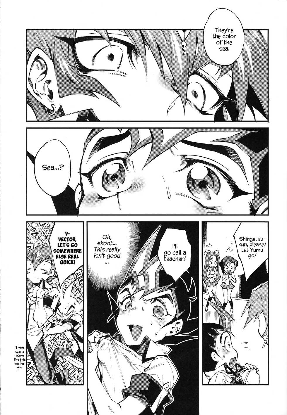 (Sennen Battle Phase 23) [Enmuhaze (Yosuke)] Chi no Umi ni Surubeku Tadaima Kunrin Jadouou Tomoushimasu (Yu-Gi-Oh! Zexal) [English] {Hennojin} - Page 7