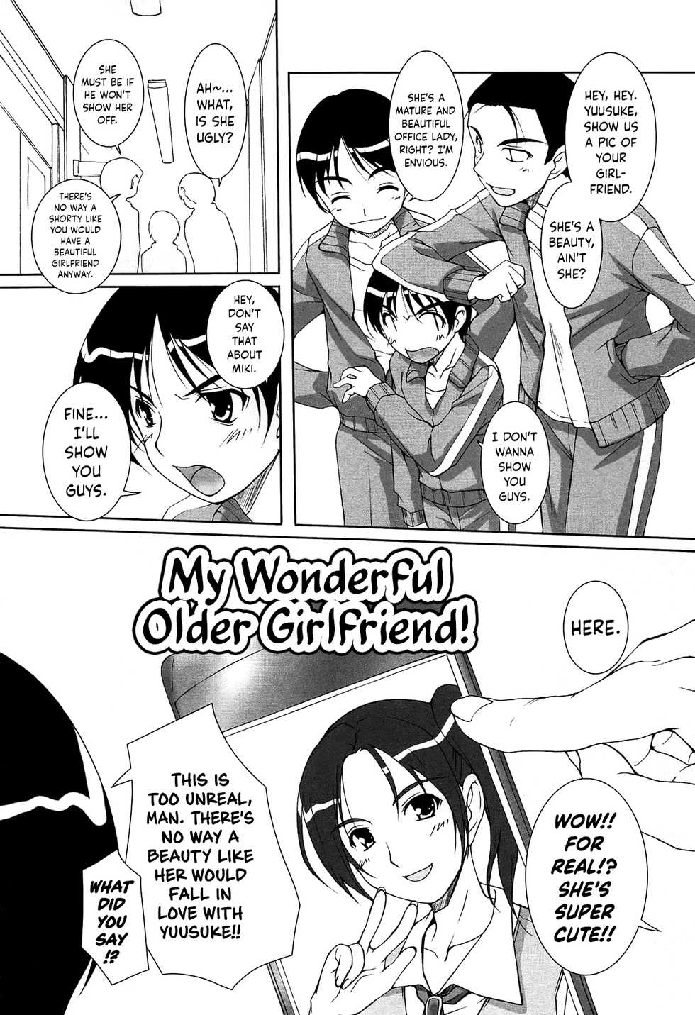 [Nishizaki Eimu] Suteki na Toshiue Kanojo-sama! | My Wonderful Older Girlfriend! (Idol Chijoku Park) [English] {Hennojin} - Page 1