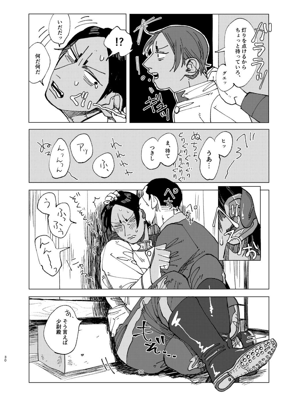 [Hibunka Houchou (RICE)] Aru Seinen Shoukou no Gekijou (Golden Kamuy) [Digital] - Page 29