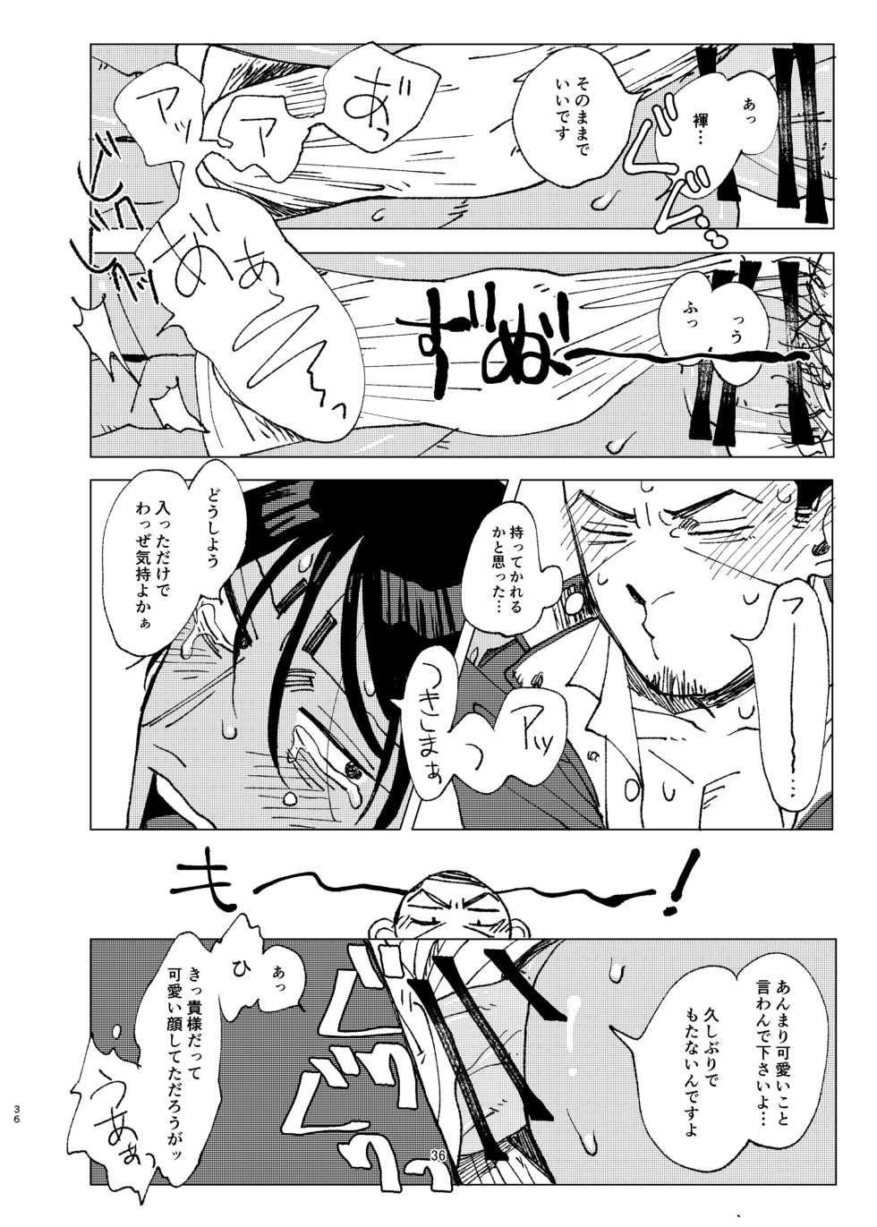 [Hibunka Houchou (RICE)] Aru Seinen Shoukou no Gekijou (Golden Kamuy) [Digital] - Page 35