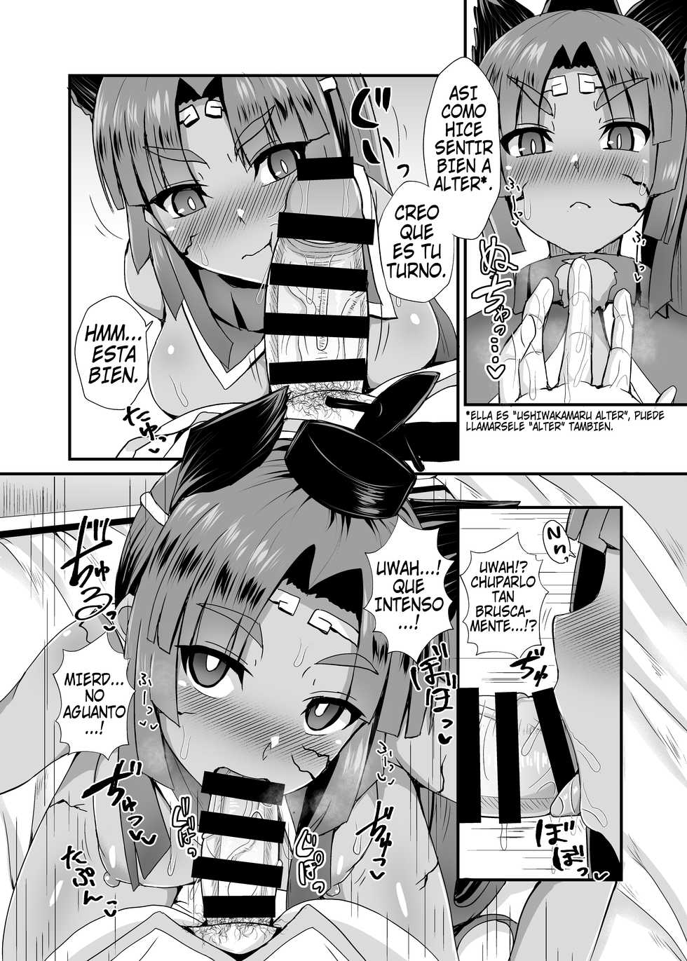 [Fushinsya_Guilty (Ikue Fuji)] Ushiwakamaru Alter to Saimin de Sukihoudai | Haciendo Lo Que Quiero Con Una Ushiwakamaru Alter Hipnotizada (Fate/Grand Order) [Digital] [Spanish] [Hellsin] - Page 9