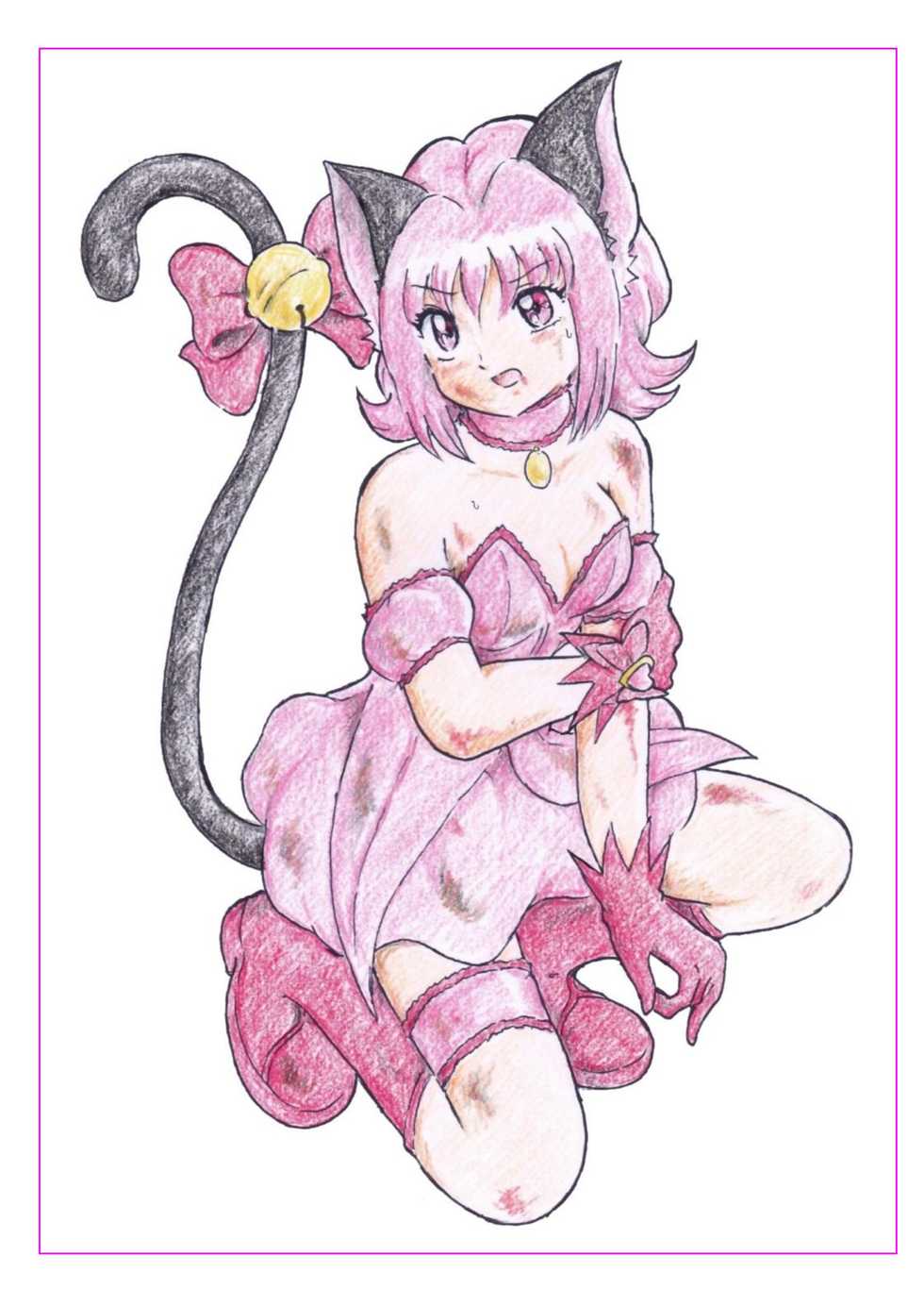 [Tyoujiya Zantou (Matsumoto Kenji)] Mew Ichigo Ryona & Ryoujoku Ehon (Tokyo Mew Mew) [Digital] - Page 3